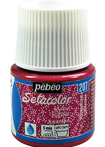 Фарба по світл. тканинах, не розтікається "Setacolor Glitter" Pebeo 45мл ТУРМАЛІН