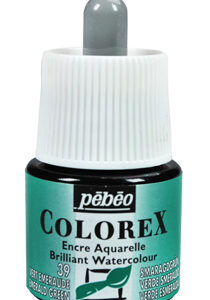 !БЕЗ ЗНИЖОК Рідка акварель (концентрат) Colorex Pebeo 45мл СМАРАГДОВИЙ