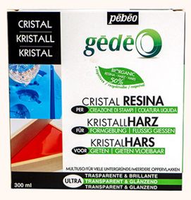 *Двокомп.епоксидна смола без запаху Cristal Bio Gedeo Pebeo 300мл