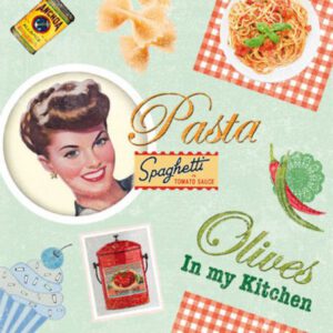 R РОЗБИРАТИ 9.4 Серветка33х33см (20шт) "Винтажная кулинария"