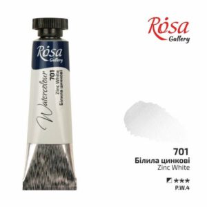 Фарба акварельна Rosa Gallery у тубі 10мл БІЛИЛА ЦИНКОВІ