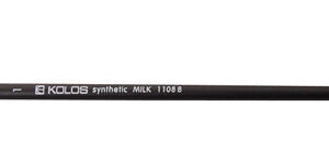 Пензель из синтетики п/щетину ПЛОСКИЙ/ручка довга."Milk"Kolos /1108B №1