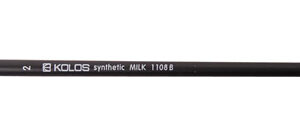 Пензель из синтетики п/щетину ПЛОСКИЙ/ручка довга."Milk"Kolos /1108B №2