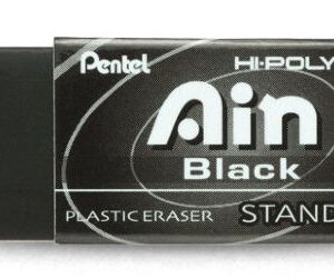 Гумка прямокутн."Hi-Polymer-ZEAH06A"  Pentel ЧОРНА