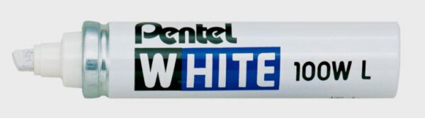 !БЕЗ ЗНИЖОК Маркер лакуючий покрывной Pentel White сккошен.наконечн.5,5/6.5мм БІЛИЙ