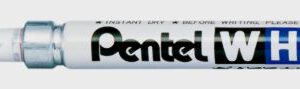 !БЕЗ ЗНИЖОК Маркер лакуючий покрывной Pentel White 2мм БІЛИЙ