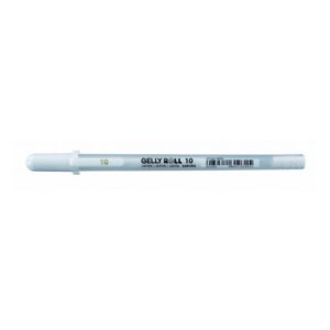 Ручка гелевая SAKURA "Gelly Roll 10" 1мм БЕЛАЯ