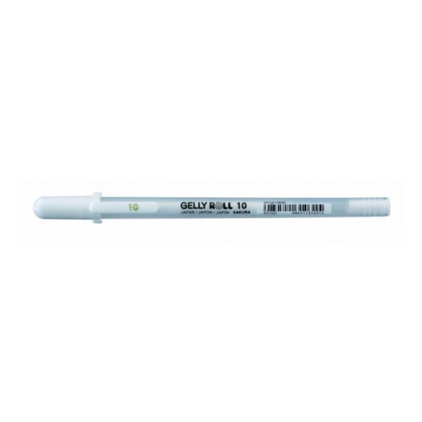 Ручка гелевая SAKURA "Gelly Roll 10" 1мм БЕЛАЯ
