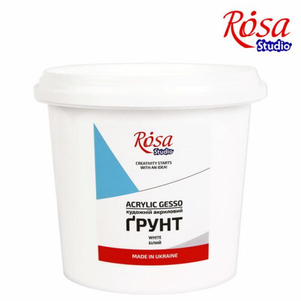 *Грунт акрил.Rosa Studio 1000мл БІЛИЙ
