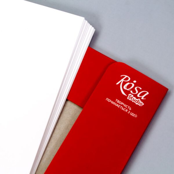 Папка д/креслення та гуаші 200гр  дрібне зерно "Studio" Rosa 20арк.21х29,7см А4 - Image 2