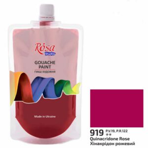 Гуаш худож."Rosa Studio" 200мл ХИНАКРИДОН РОЖЕВИЙ