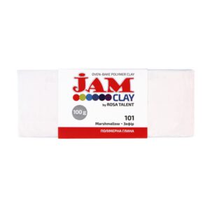 Полімерний моделін "Jam Clay" 100гр БІЛИЙ ЗЕФІР