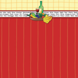 !БЕЗ ЗНИЖОК RR Папір для Scrapbooking "Воспоминания" 120г 30,5х30,5см мотив108