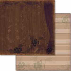 !RR Папір для Scrapbooking "Премиум" 190г 30,5х30,5см с глиттером мотив 46