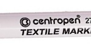 Маркер для світлої тканини "Textile 2739" Centropen 2мм ЖОВТИЙ  2739/05
