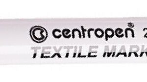 Маркер для світлої тканини "Textile 2739" Centropen 2мм ОРАНЖЕВИЙ / 2739/06