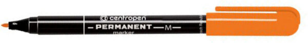 Маркер перм.на спирт.осн.кругл.наконечн.Centropen 1мм ОРАНЖЕВИЙ /2846/06