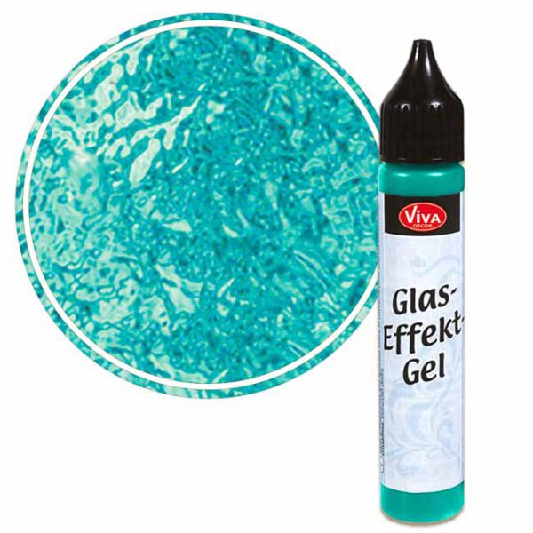 Гель з ефектом "рідкого скла"Glass-Effect-Gel 28мл ТУРЕЦЬКИЙ БЛАКИТНИЙ ПРОЗОРИЙ