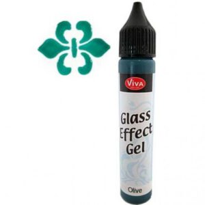 Гель з ефектом "рідкого скла"Glass-Effect-Gel 28мл ОЛИВКОВИЙ ПОКРИВНИЙ