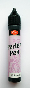 Perlen-Pen жемчуг-эффект 25мл ЧОРНИЙ
