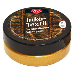 Фарба по світл.та темн. тканинам не розтікається "Inka-Textil" 50мл ЗОЛОТО