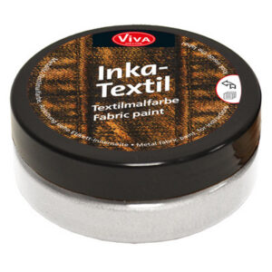 Фарба по світл.та темн. тканинам не розтікається "Inka-Textil" 50мл ПЛАТИНА